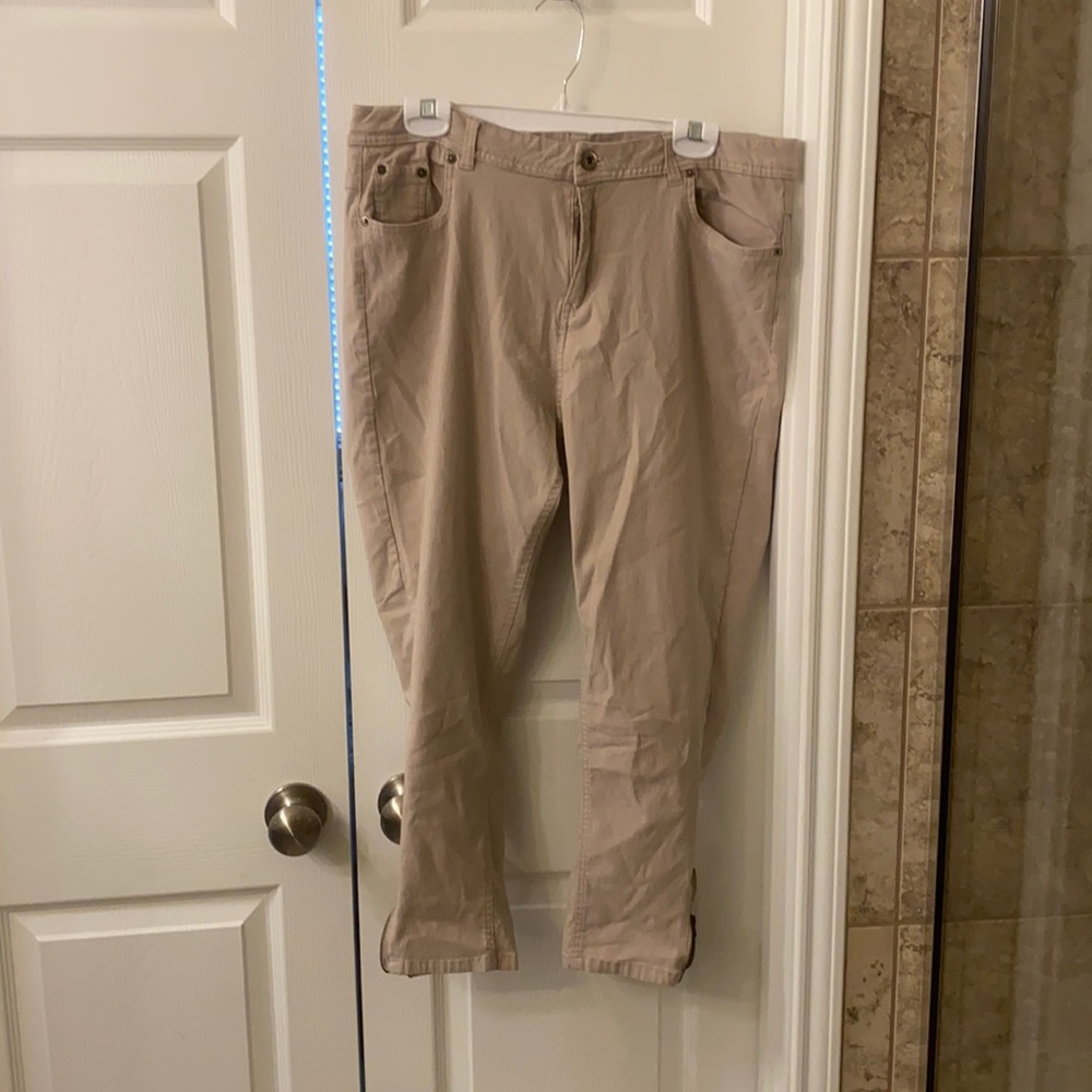 Khaki jeggings